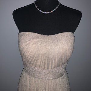 NEW Ralph Lauren gold evening dress